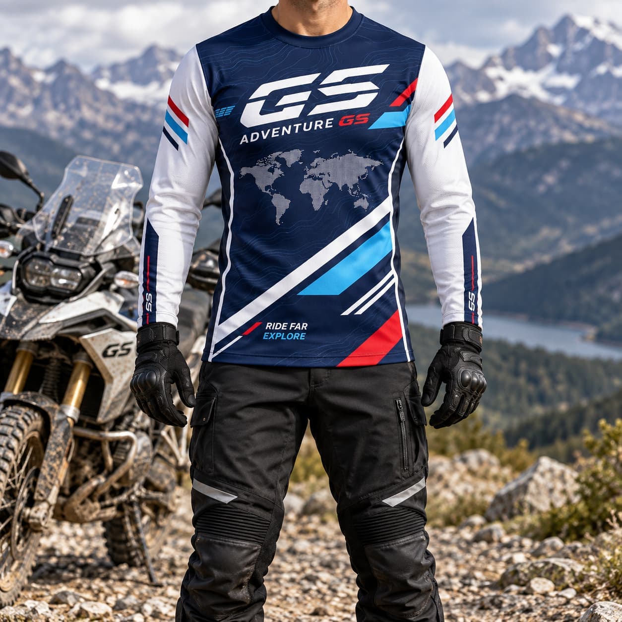 GS Adventure Mens Tshirt Motor - đánh giá và giá Outdoor Adventure Outfit