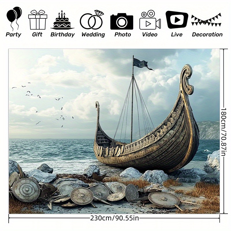 Large Viking adventure photogr - đánh giá và giá Outdoor Adventure Birthday Party