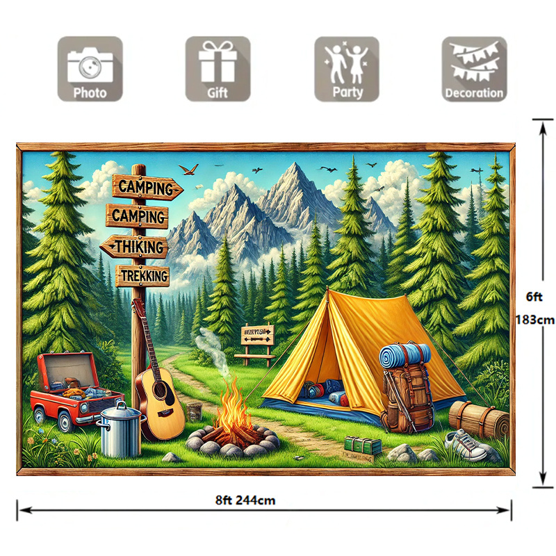 1 camping and outdoor adventur - đánh giá và giá Outdoor Adventure Birthday Party