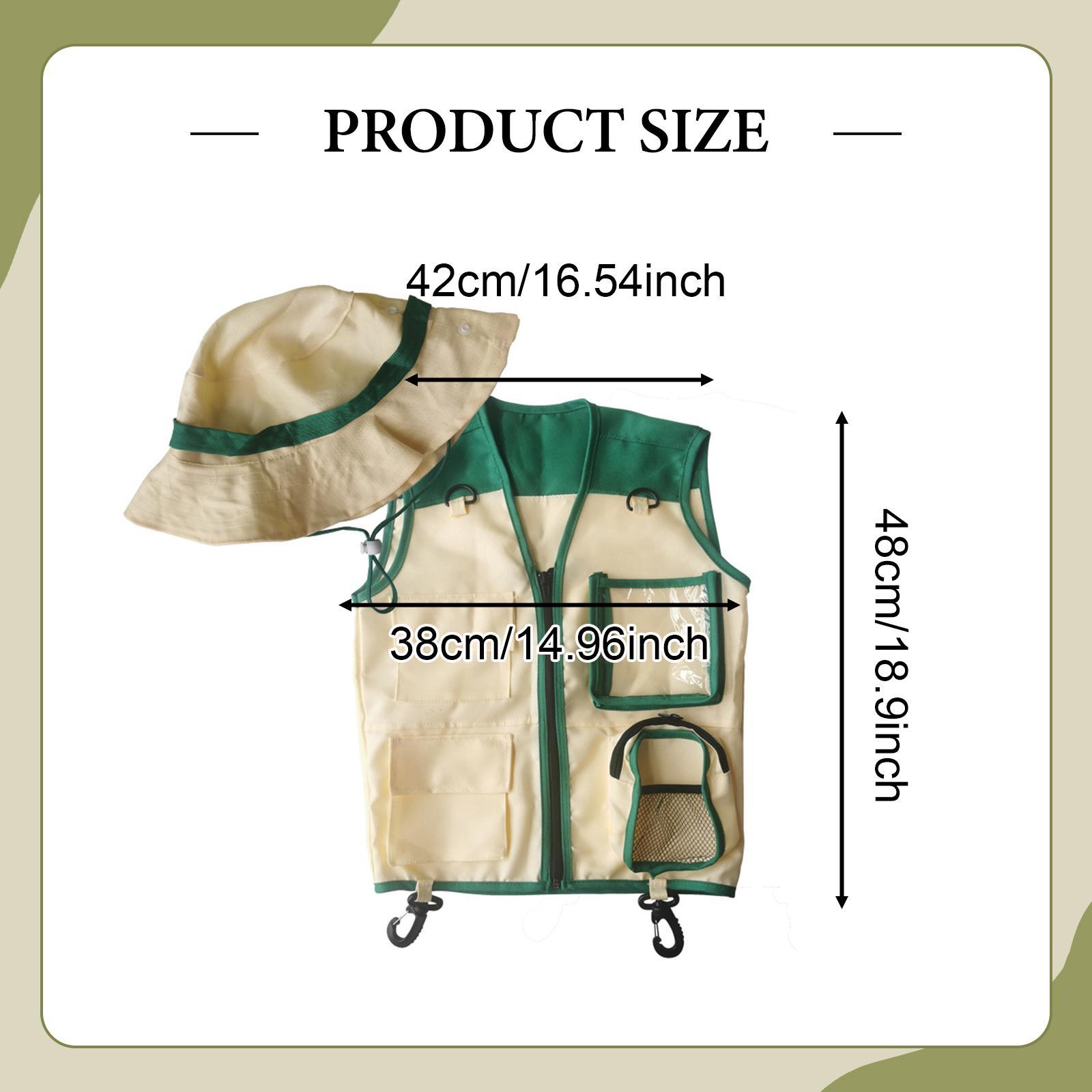 Kids Explorer Vest and Hat Pre - đánh giá và giá Outdoor Adventure Kit For Kids